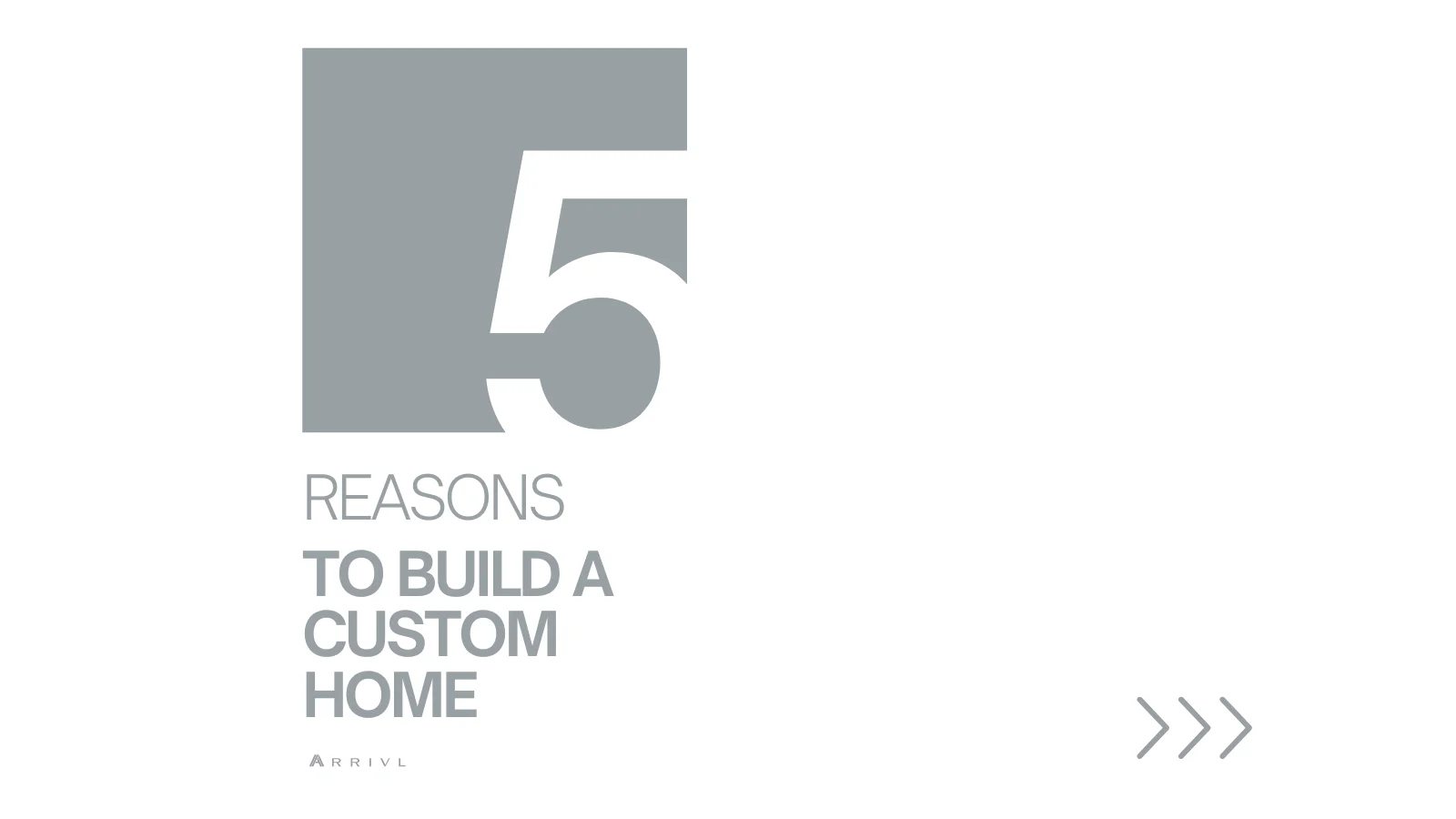 5 Reasons To Build A Custom Home